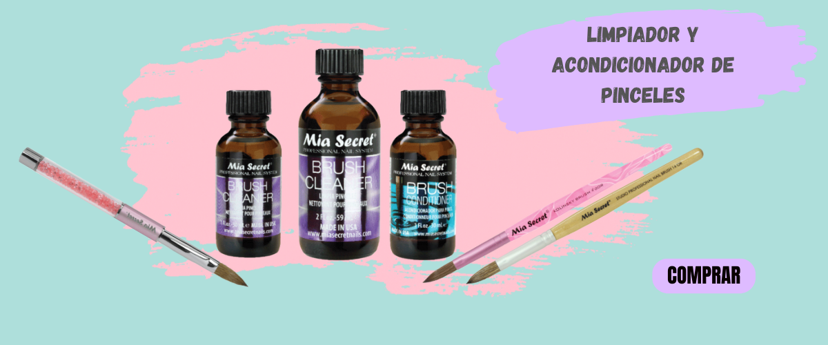 ACADEMY DUO NAIL BRUSHES - Pinceles para acrílico • Mia Secret Colombia